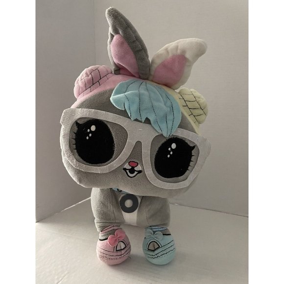 LOL Surprise Sweet Hop Hop Bon Bon Bunny Plush Glasses Stuffed Animal Stuffie - Picture 1 of 7